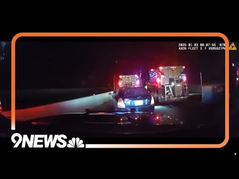 Snowplow drivers help block highway during police chase
