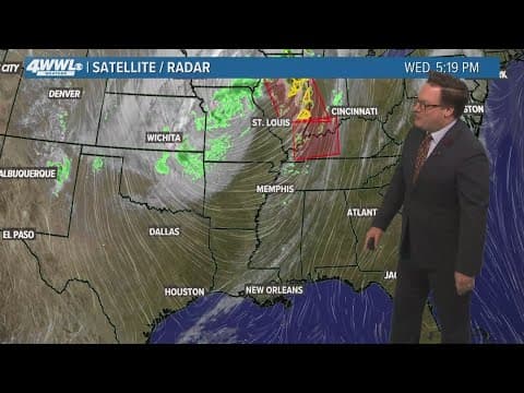 New Orleans Weather: Cooler to wrap up the week, warmer weekend