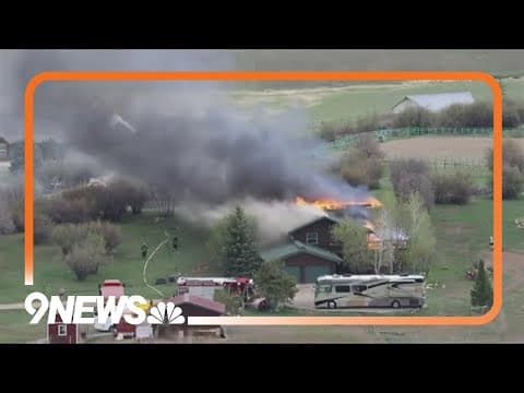 Firefighters contain house fire near Steamboat Springs