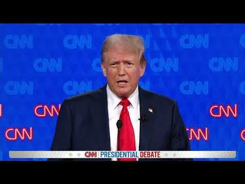 Donald Trump addresses inflation and the U.S. economy | CNN Presidential Debate 2024