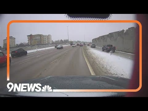 Tracking road conditions around Denver after morning snow