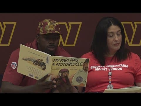 Commanders kick off annual 'Commanders Read' program