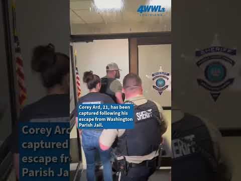One Escaped Inmate Captured; Second Still at Large in Washington Parish