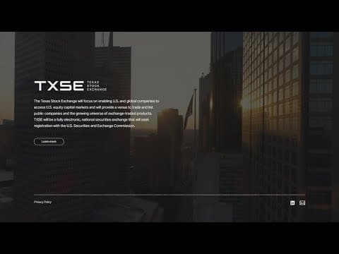 Texas Stock Exchange gets SEC approval