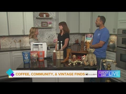 Coffee, community and vintage finds