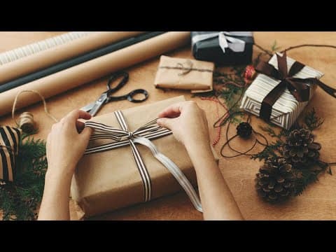 Easy, DIY gift wrap ideas from The Kingston Home