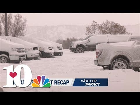 10Weather Impact Recap: Wildfires, snow, flooding and more across the country