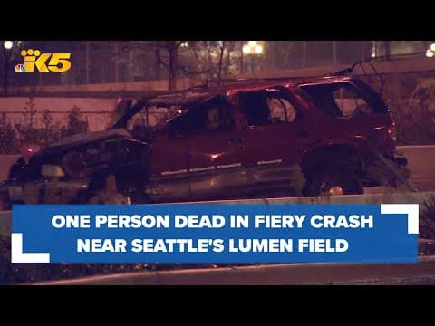 BREAKING: Fiery crash in Seattle