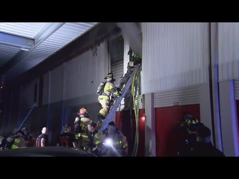 Two firefighters recovering after Spring storage facility fire