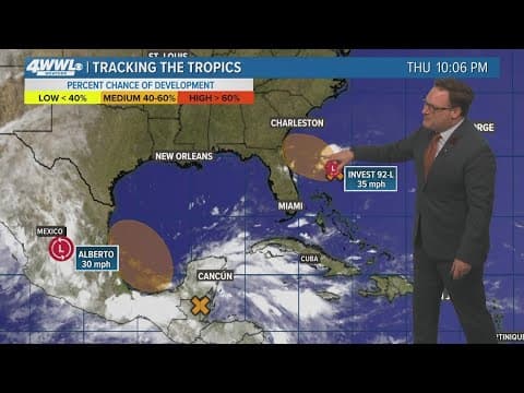 Thursday 10 PM Tropical Update: Tracking Invest 92-L, More heat heads our way