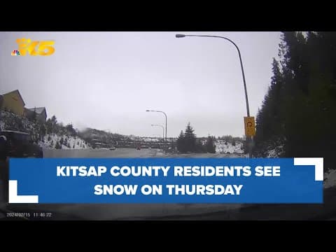 Kitsap County residents wake up to inches of snow Thursday