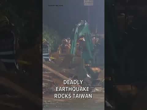 Strongest earthquake in 25 years rocks Taiwan