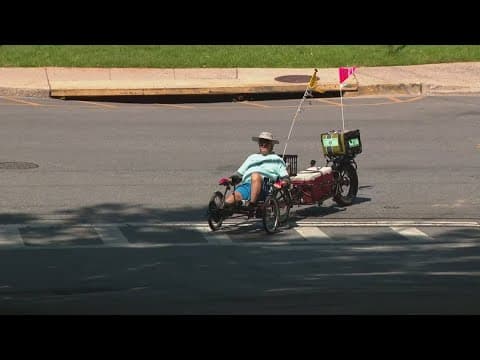 Meals on 3 wheels: Man delivers food on tricycle in Takoma Park for nonprofit