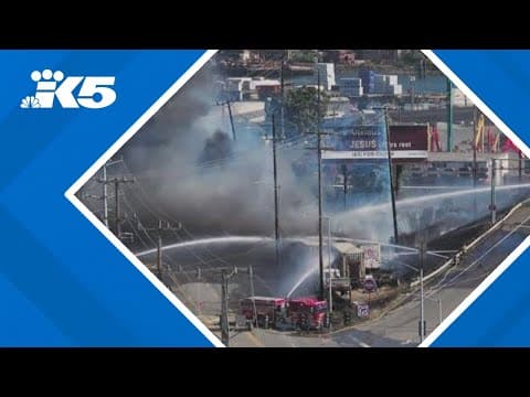 Crews get large fire in south Seattle under control