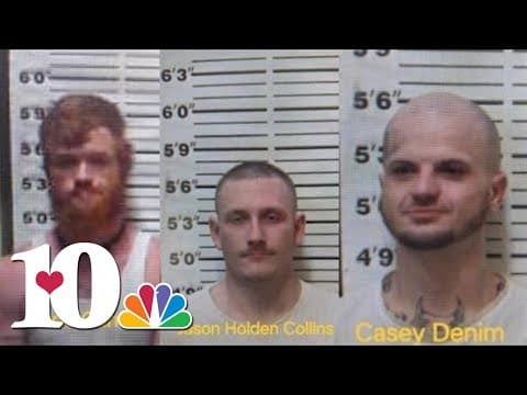 Hancock County deputies searching for several inmates who escaped from jail on Wednesday