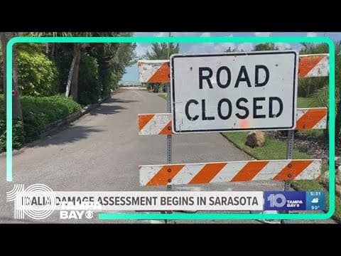 Idalia damage assessment begins in Sarasota