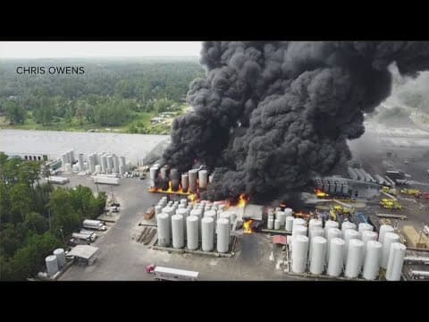 Roseland plant explosion: Fire 90% contained