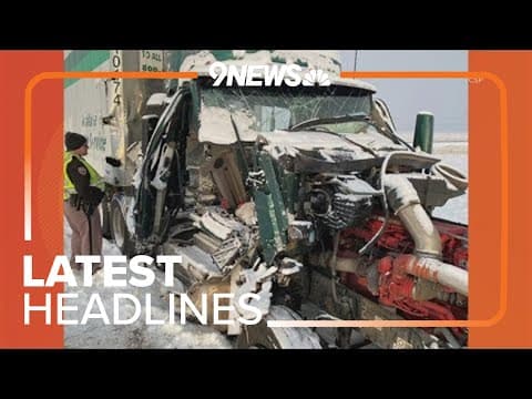 Latest headlines | Semi collides with CDOT snowplow on I-25, killing 1