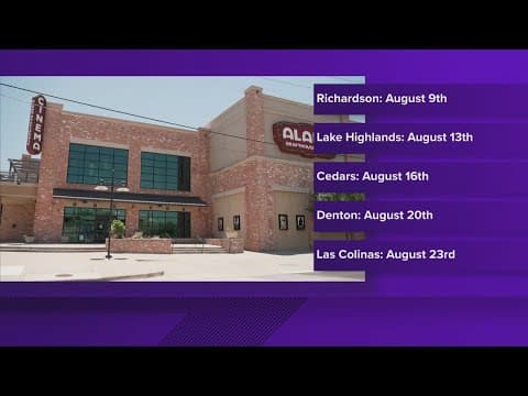 Alamo Drafthouse announces reopening dates for closed North Texas locations