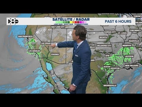 DFW Weather: Rainy weather moves through North Texas