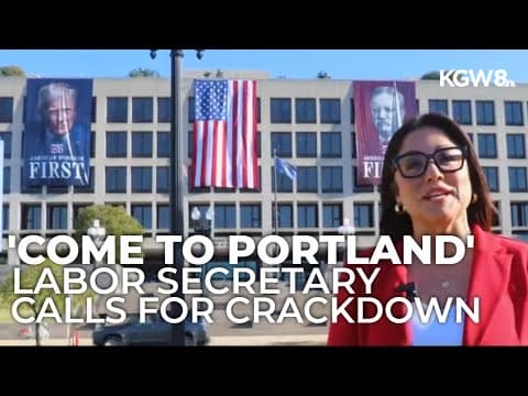 Chavez-DeRemer thanks ICE, urges crackdown in Oregon during cabinet meeting with Trump