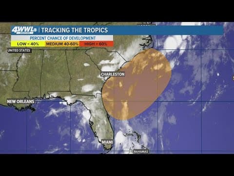 Wednesday 10 PM Tropical Update: Tropical development chance increases in the Atlantic basin