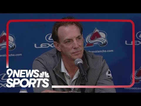 Colorado Avalanche hold end-of-season news conference