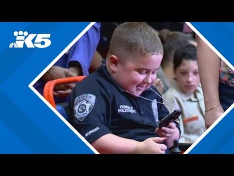 More than a dozen kids honored at 'Chief for a Day' event