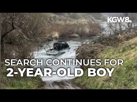 7-day search continues for missing Oregon toddler