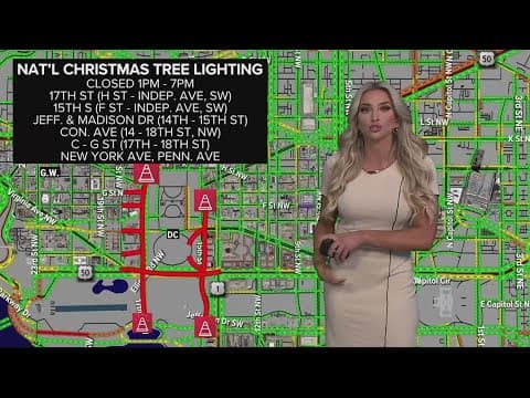 Road Closures ahead of the National Christmas tree Lighting  Ceremony