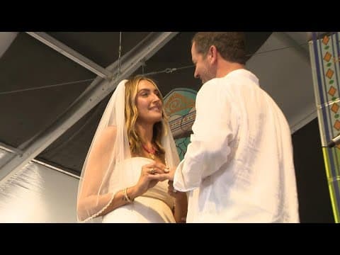 Jazz Fest Vows: Couple Ties the Knot in the Gospel Tent