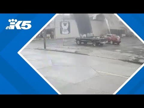 Possible tornado hits Longview
