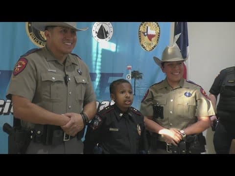 D.J. Daniel becomes Honorary Assistant Chief of Kemah Police