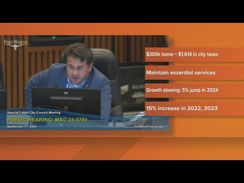 Fort Worth approves its 2025 budget, keeping its tax rate steady