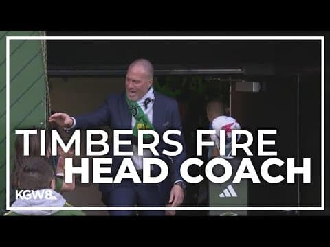 Portland Timbers fire head coach Giovanni Savarese