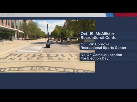 Tippecanoe County election board approves early voting centers at Purdue