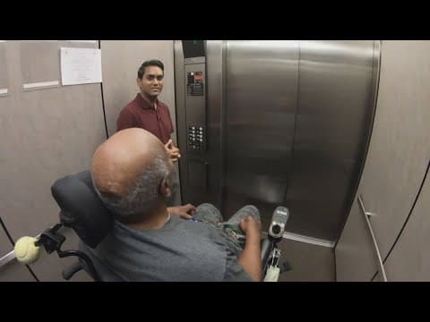 Former Houston Oilers player relieved one apartment elevator has been fixed following KHOU 11 report