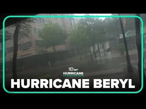 Live: Hurricane Beryl makes landfall south of Houston