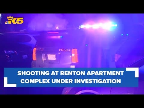 Shooting at Renton apartment complex under investigation