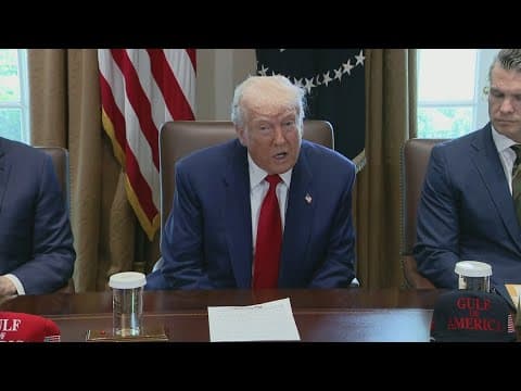 President Trump asks nation to be patient amid economic fears