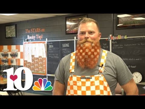 'It started as a joke really' | Claiborne County man checkers his beard for Tennessee football games