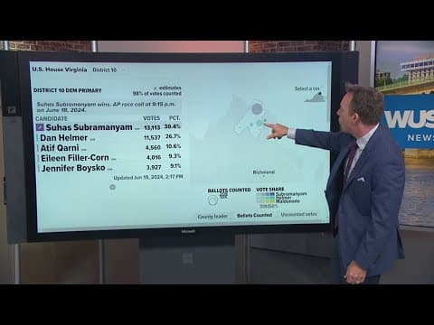 Virginia primary election breakdown