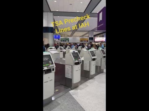 Travelers face long TSA PreCheck lines at IAH