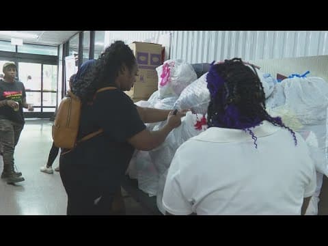Donations bound for flood damaged areas in the Hill country