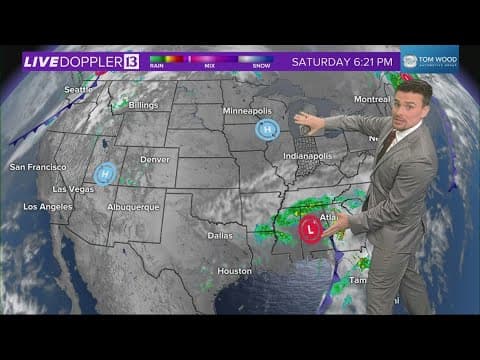 Sunny Mother's Day, but rain and storms will move north into Indiana starting Monday