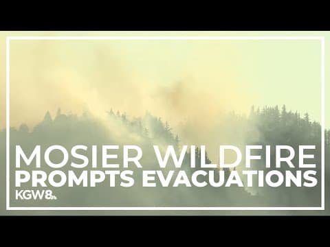 Strong winds spread wildfire in Mosier prompting more evacuations