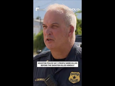 4 dead at 3 shooting scenes in southwest Houston and Sugar Land