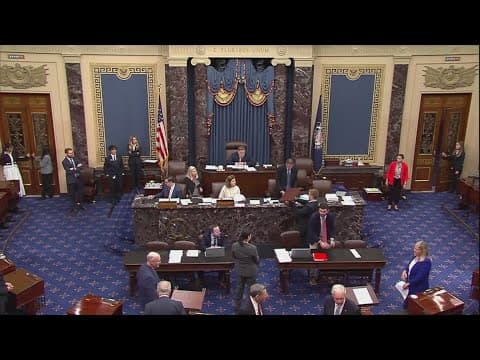 Trump's spending bill advances, set for a full vote in the Senate