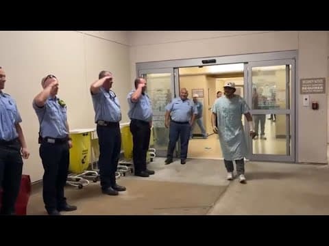 One of three Houston firefighters injured in apartment fire leaves hospital