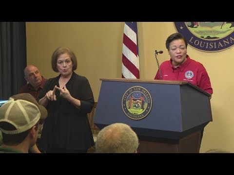 Watch: City of New Orleans provides post-Hurricane Francine updates